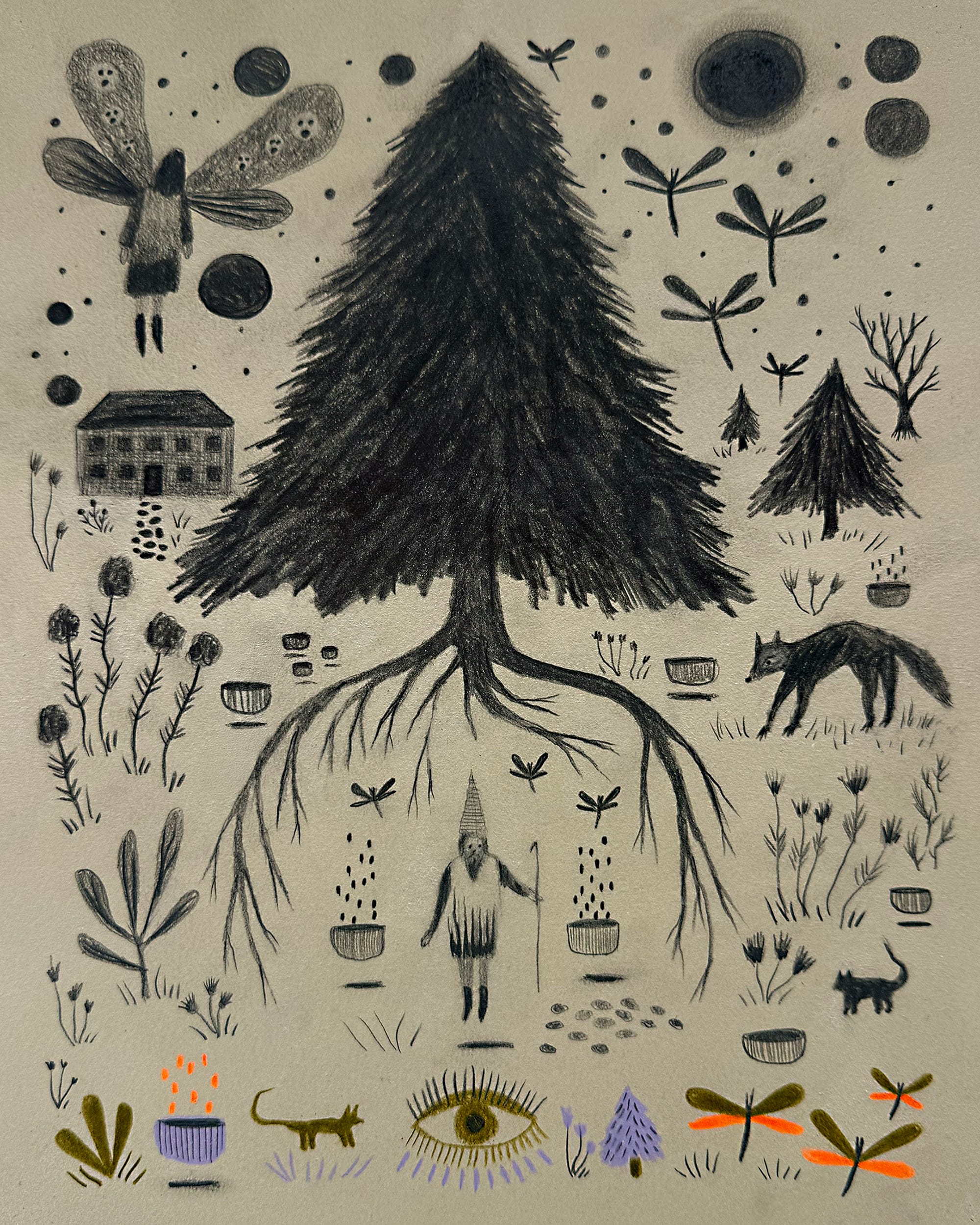 Drawn to Synbols, Michael McGrath Conjures Uncanny Narratives